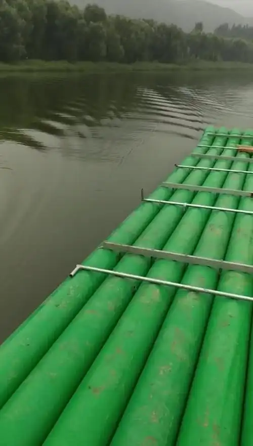 pvc塑料竹筏船 景区观光船 多尺寸定制水上竹排休闲娱乐船