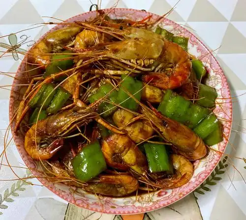 原创红烧大虾家常做法汤汁咸香微甜虾仁q弹1顿1斤不够吃