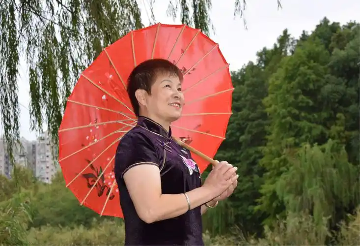 上海世纪公园拍照留念.