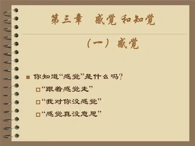 普通心理学 感觉.pptx 43页