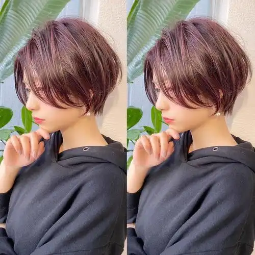 这才叫短发,立体蓬松很有线条感,你那只是把头发剪短了