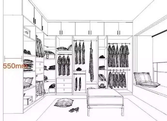 离你家有一个漂亮的衣帽间!只差2㎡!