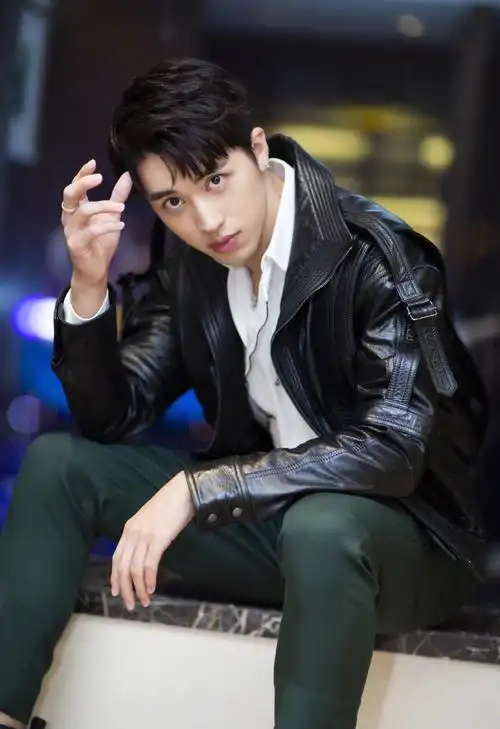 许魏洲图片许魏洲帅气皮衣写真