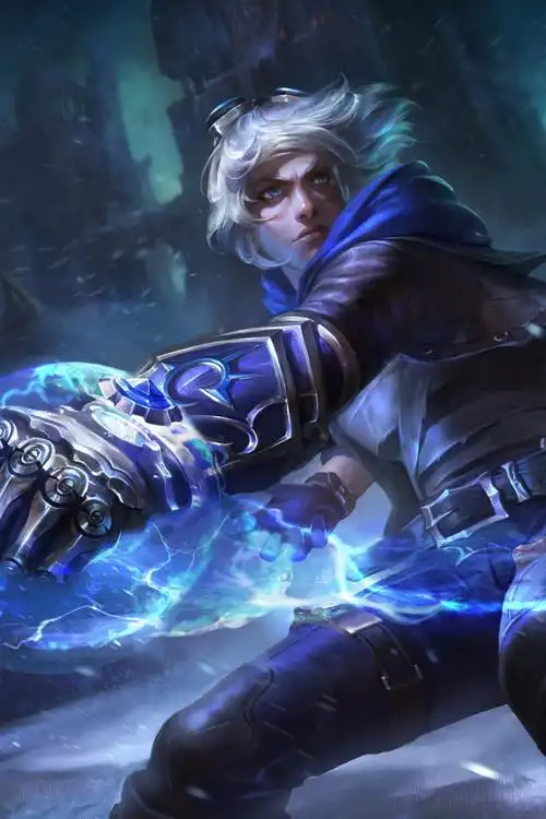 英雄联盟探险家ez伊泽瑞尔冰川勇者皮肤20,高清图片,手机壁纸