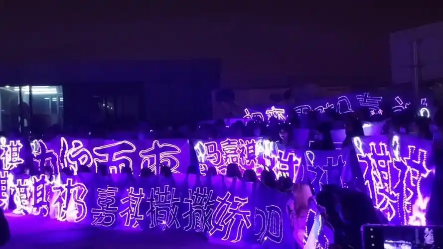 12.12超拼夜tnt时代少年团粉丝场外应援