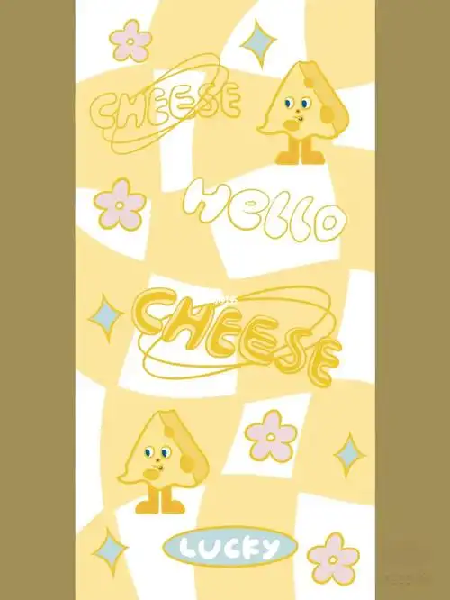 95自制壁纸 ! 奶乎乎芝士06