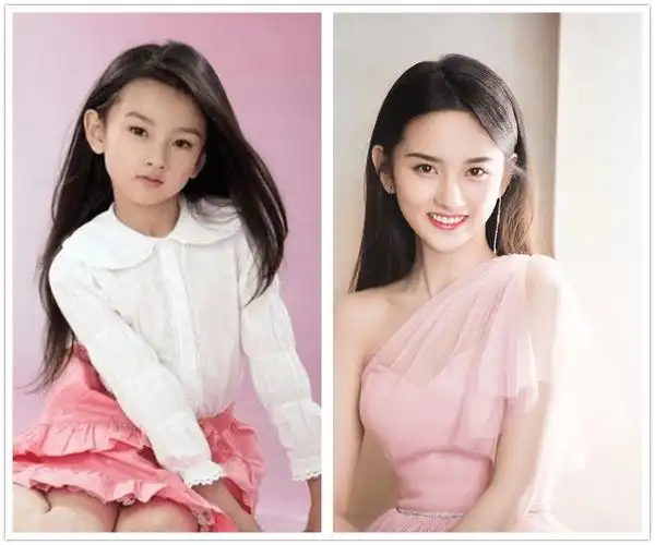 原创40张明星童年对比照巨石强森头戴花杨幂4岁演周星驰女儿