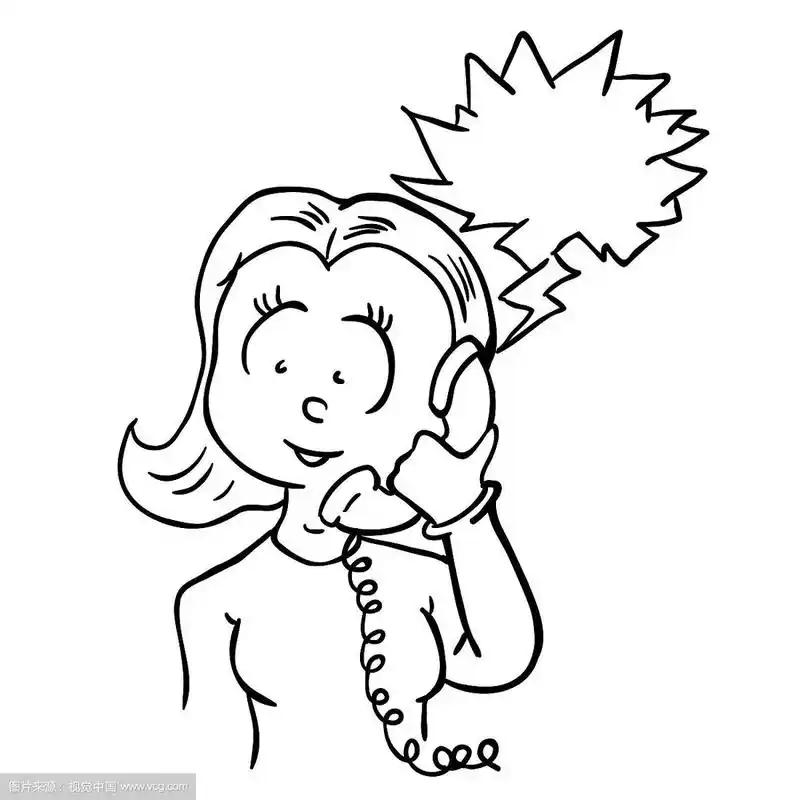 打电话的女人