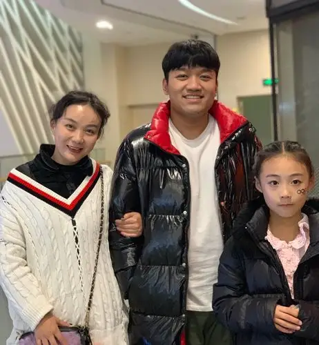 与尤浩然的合影