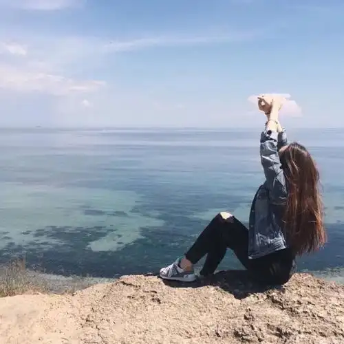 女生头像真人海边性感小清新意境唯美阳光