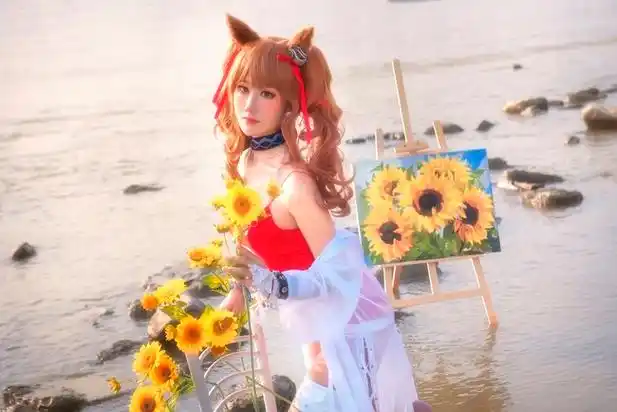 明日方舟安洁莉娜泳装