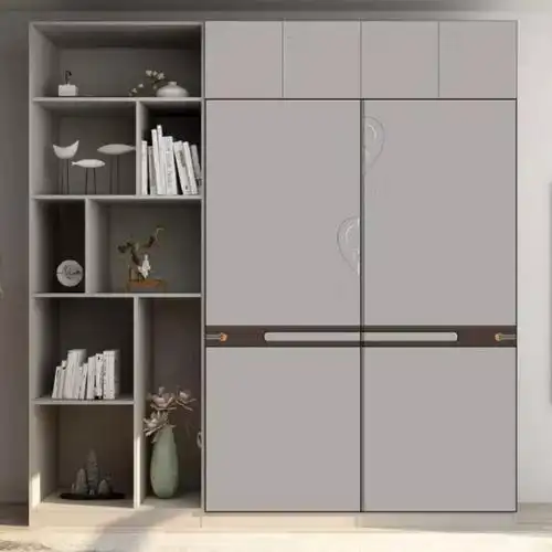 衣柜柜门定做现代简约大衣推拉滑移移门实木卧室厨房门