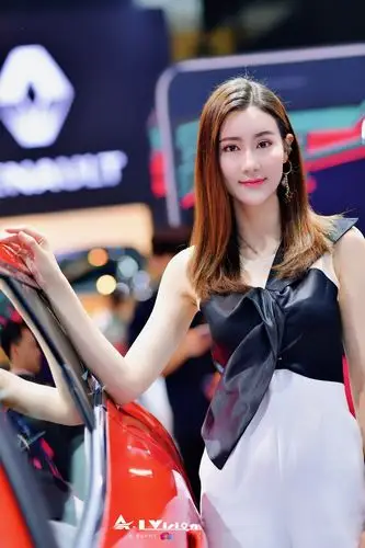 广州国际车展,车展模特,美女人像