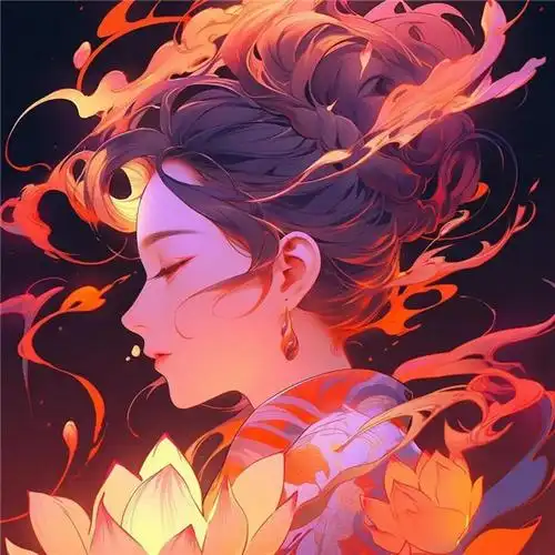 女生动漫唯美高清古风头像