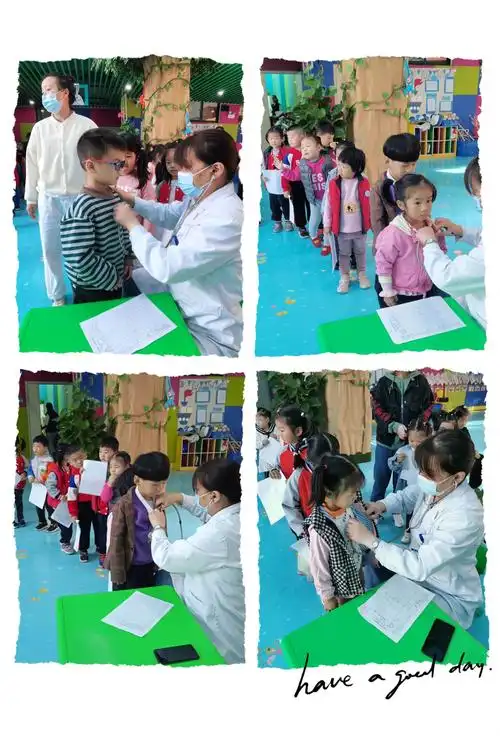 健康体检,快乐成长——双凤经济开发区梅冲湖幼儿园开展幼儿健康体检