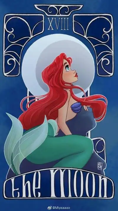 迪士尼公主,图片来源于微博