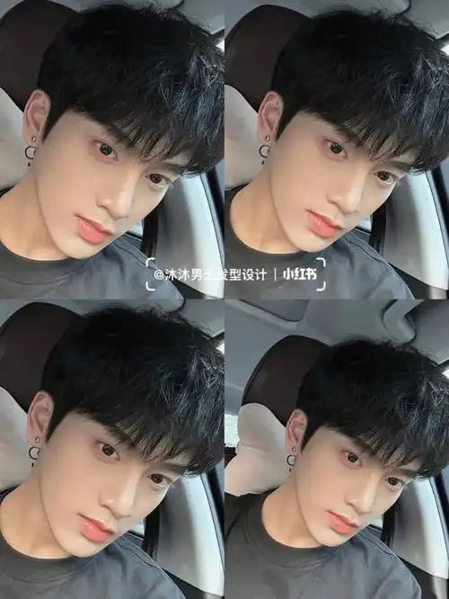 少年感十足发型 自然微分碎盖