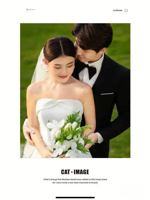 女生都爱的草坪婚礼婚纱照78又美又浪漫