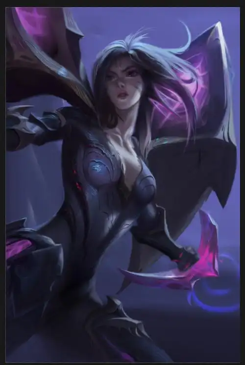 这张卡莎的原画是本人自学板绘以来的第二幅临摹作,无商业用途,仅记录