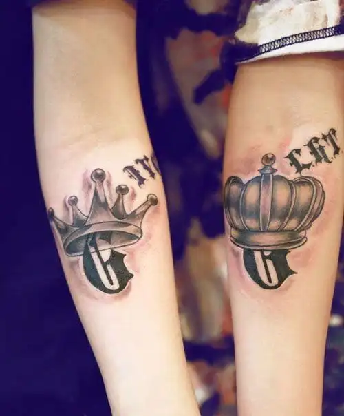 情侣皇冠纹身图案,图片大全,高清,图库-回车桌面