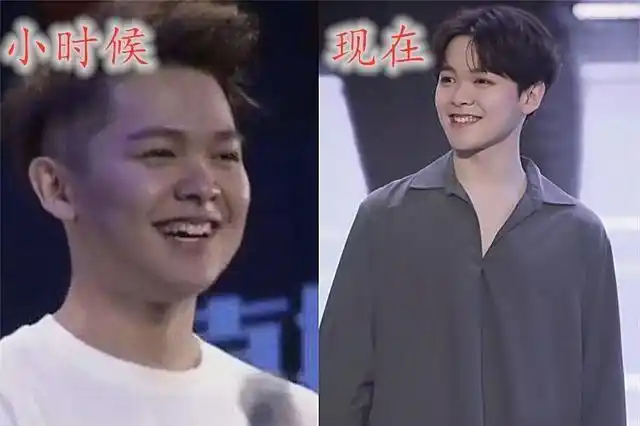 人们都知道尤长靖现在也比较胖,他一直都在减肥,但其实曾经的他也是一