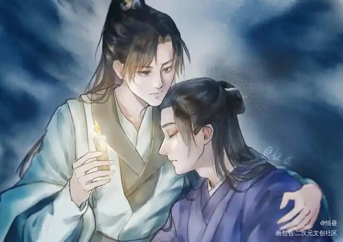 光_山河令浪浪钉温客行周子舒古风绘画作品