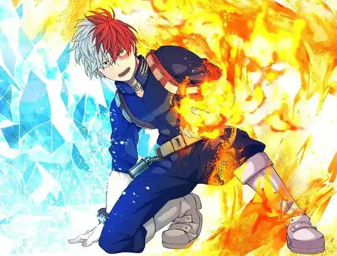 轰焦冻こばじ的我的英雄学院插画图片