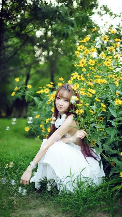 清纯甜美养眼美女,高清图片,手机锁屏桌面-壁纸族