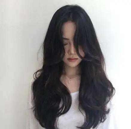 好看的黑色卷发发型图片大全