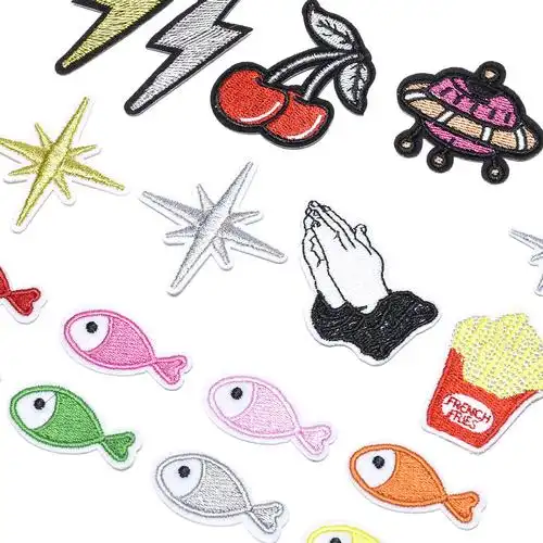 儿童衣服贴补丁贴布贴时尚刺绣贴花熨烫画贴布裤子破洞修补洞衣贴