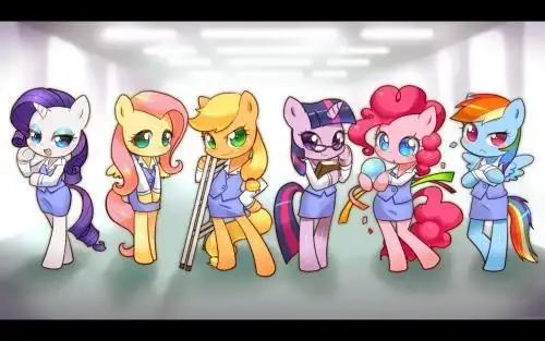 小马宝莉6位公主图片