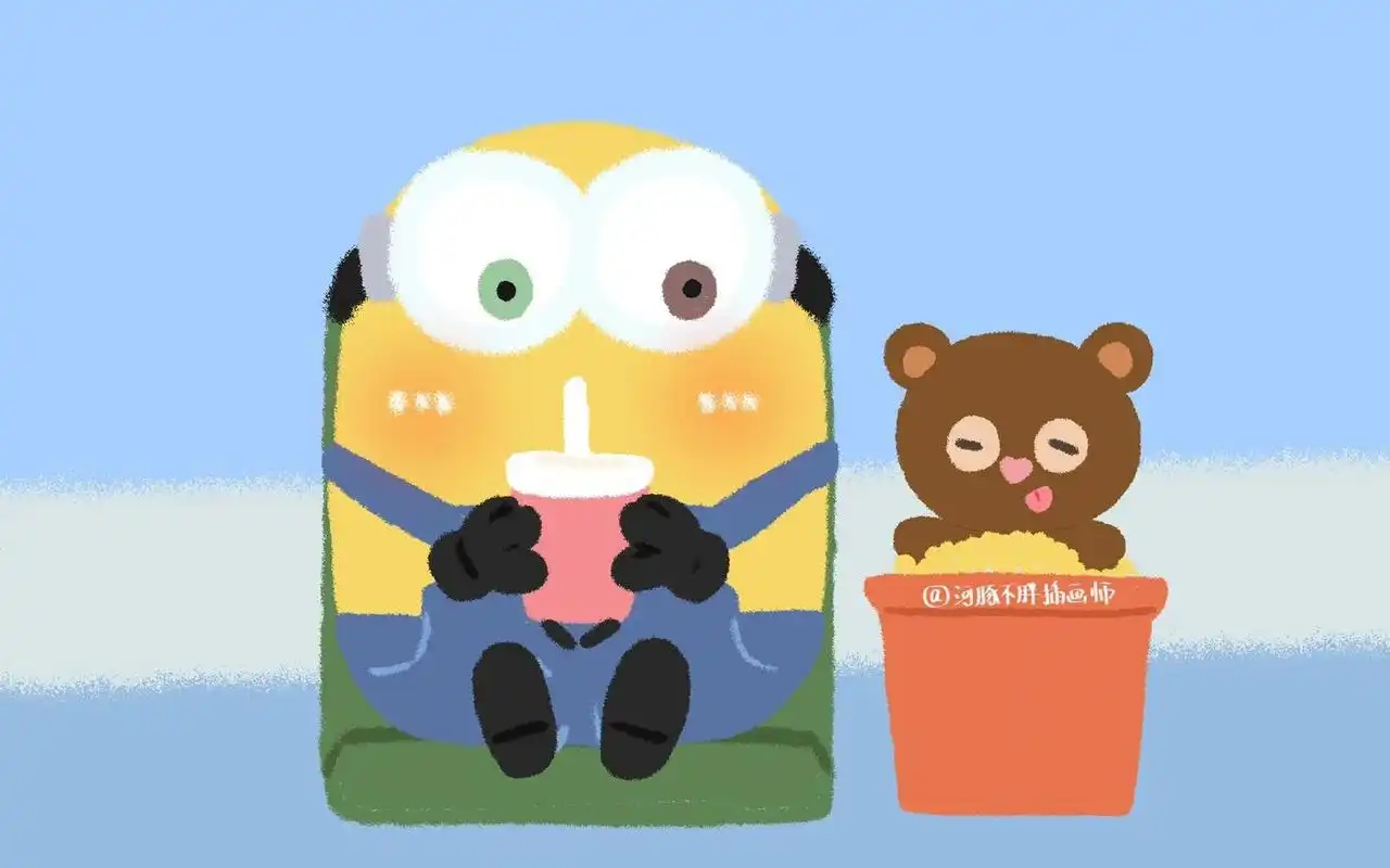 小黄人可爱电脑/ipad壁纸第二弹 报告!更新!粉丝许愿的小黄人可爱电脑