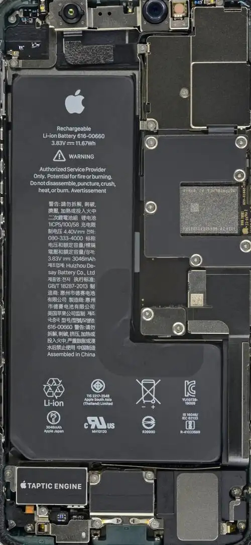 apple支援壁纸汇iphone11系列内部结构及x光透视图全尺寸壁纸