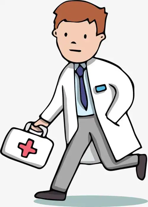 着急看病的急诊医生