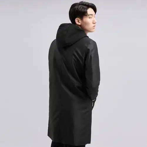 2件2折券后参考价55gxg男装秋季热卖时尚中长款黑色风衣外套男潮