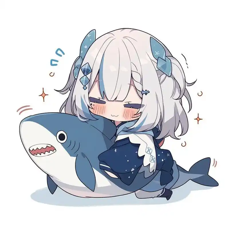 给你一击可爱鲨 新鲜呆萌妹超可爱! 新头像用起来