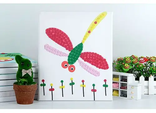 教师节礼物幼儿园儿童手工制作益智创意纽扣粘贴画花diy材料包