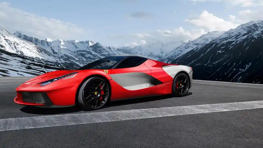 法拉利红色风景桌面壁纸壁纸