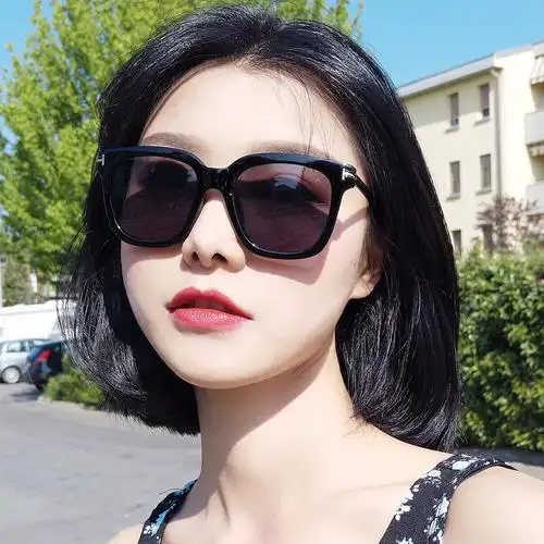 遮阳眼镜女太阳镜大圆脸女士墨镜防紫外线大脸显瘦胖子胖脸适合的