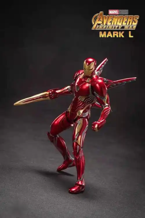 钢铁侠手办合金mk50中动漫威纳米战甲礼盒装十周年纪念版马克50马克5