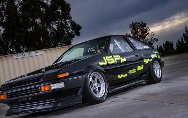 有台千匹马力的改装版丰田ae86上山了|变速箱|底盘