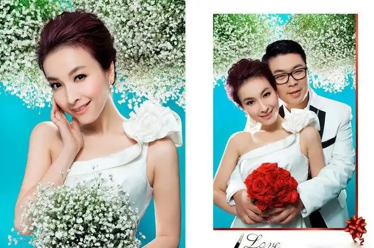 海涛吴昕甜蜜婚纱照图片曝光1517