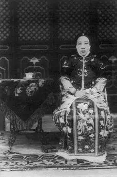 袁世凯五夫人杨氏年轻时的留影.