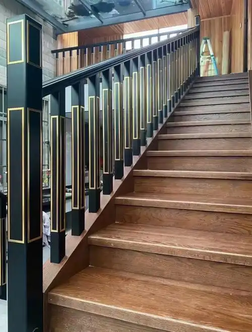 惠州自建房选铝合金楼梯扶手款式