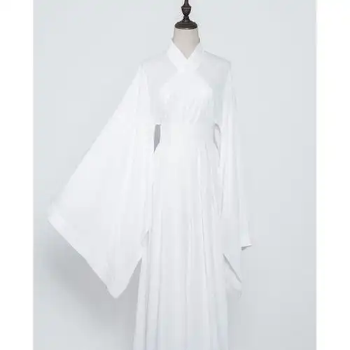 古代睡衣女里衣宫廷明制汉服男女同款居家服中衣裤白色禅修服寝衣