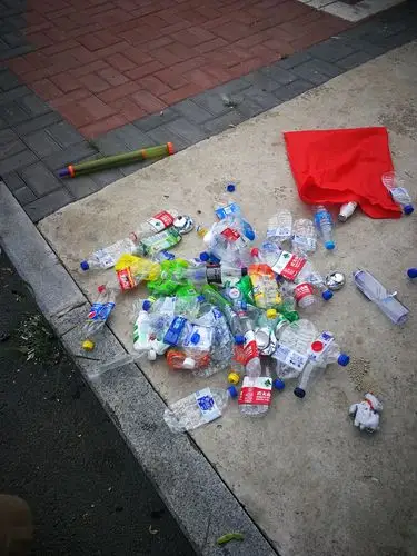 【知行合一】7年9班代江若峰捡瓶子社会实践