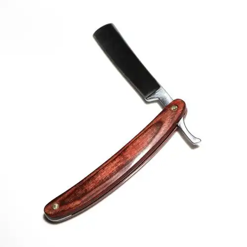 批发彩木米卡塔手柄老式剃刀 手动刮脸刀 剃须刀 刮胡刀 不换刀片