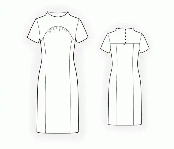 26款连衣裙的效果图 款式图 uv贴图