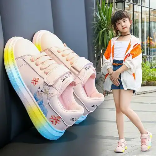 回力女童运动鞋2021秋季新款软底防滑女生运动鞋小女孩小白鞋童鞋