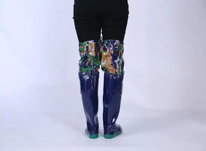 男女款过膝高筒下水裤雨靴雨鞋靴插秧靴钓捕鱼涉水鞋工作靴